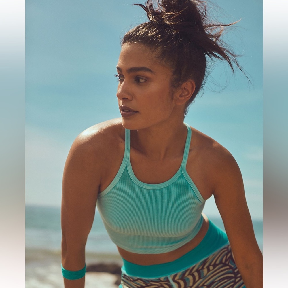 FREE PEOPLE Happiness Runs Crop Tank